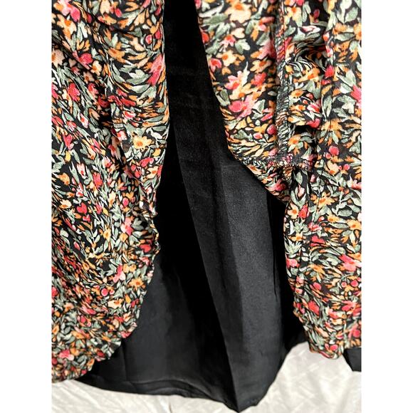 NWT BB Dakota Steve Madden Black Ditsy Dress, size XXL - Picture 6 of 10